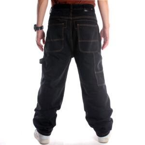 Baggy Hip Hop Loose Jeans Casual Fit Skateboard Denim Pants